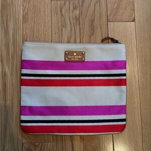 Kate Spade Striped Clutch